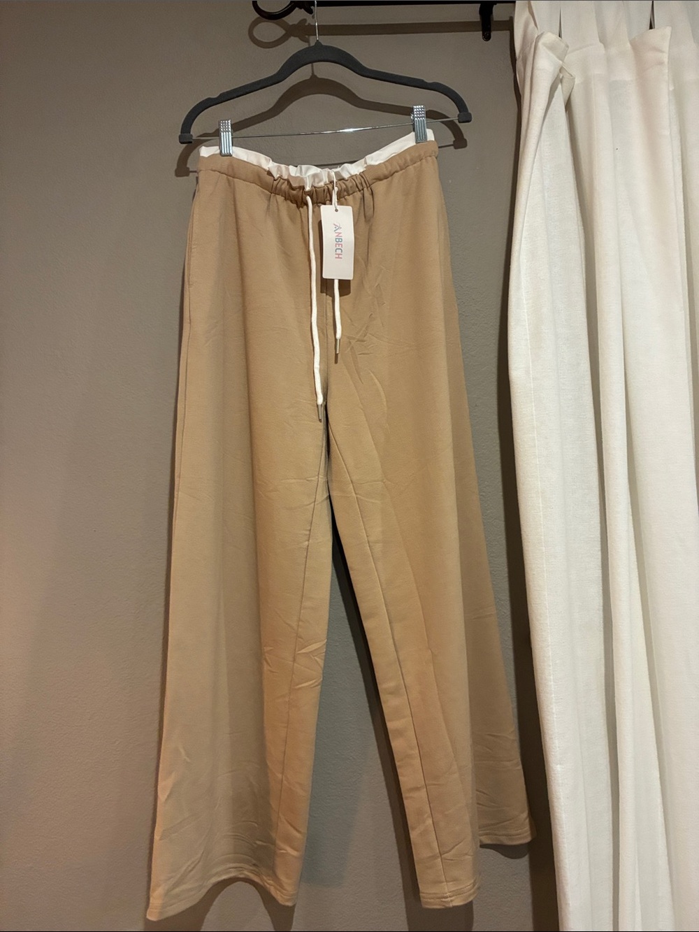 BEIGE woman’s Drawstring Lounge Pants